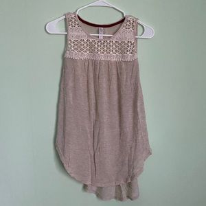 Xhilaration Tank Top Tan Size Small